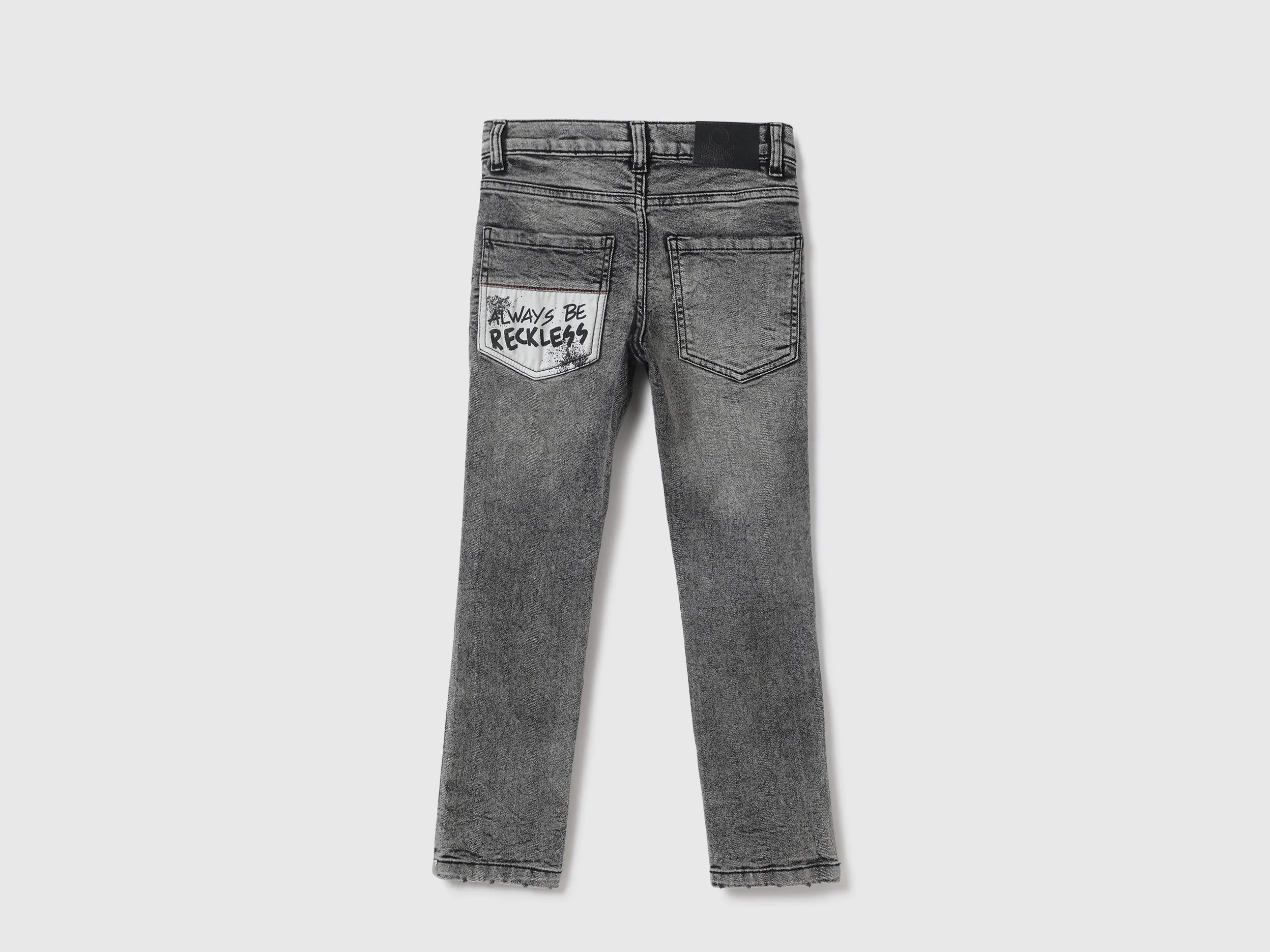 Boys Solid Skinny Fit Jeans
