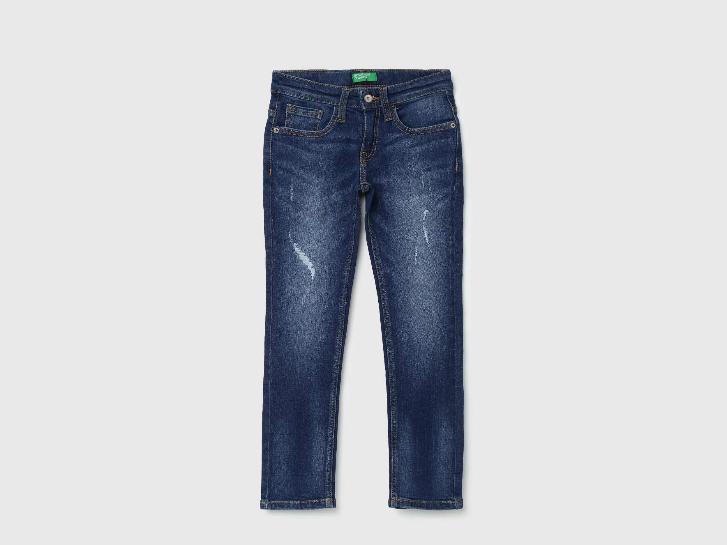 Boys Solid Slim Fit Jeans