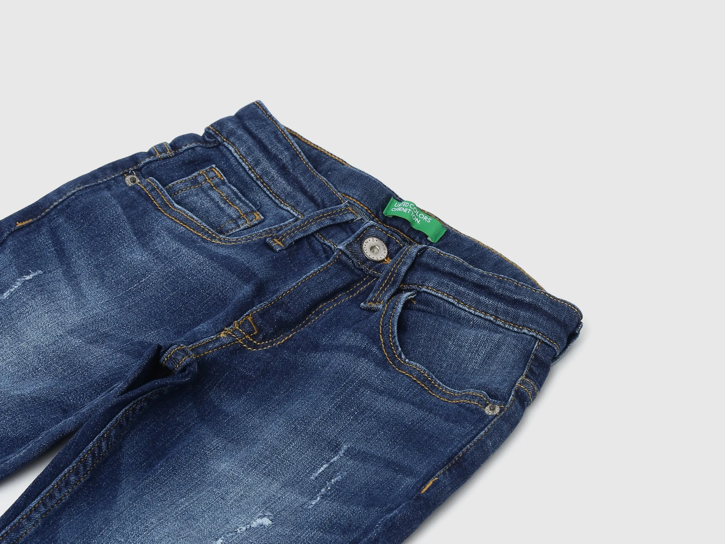 Boys Solid Slim Fit Jeans