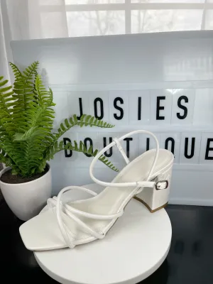 Bright White Heels