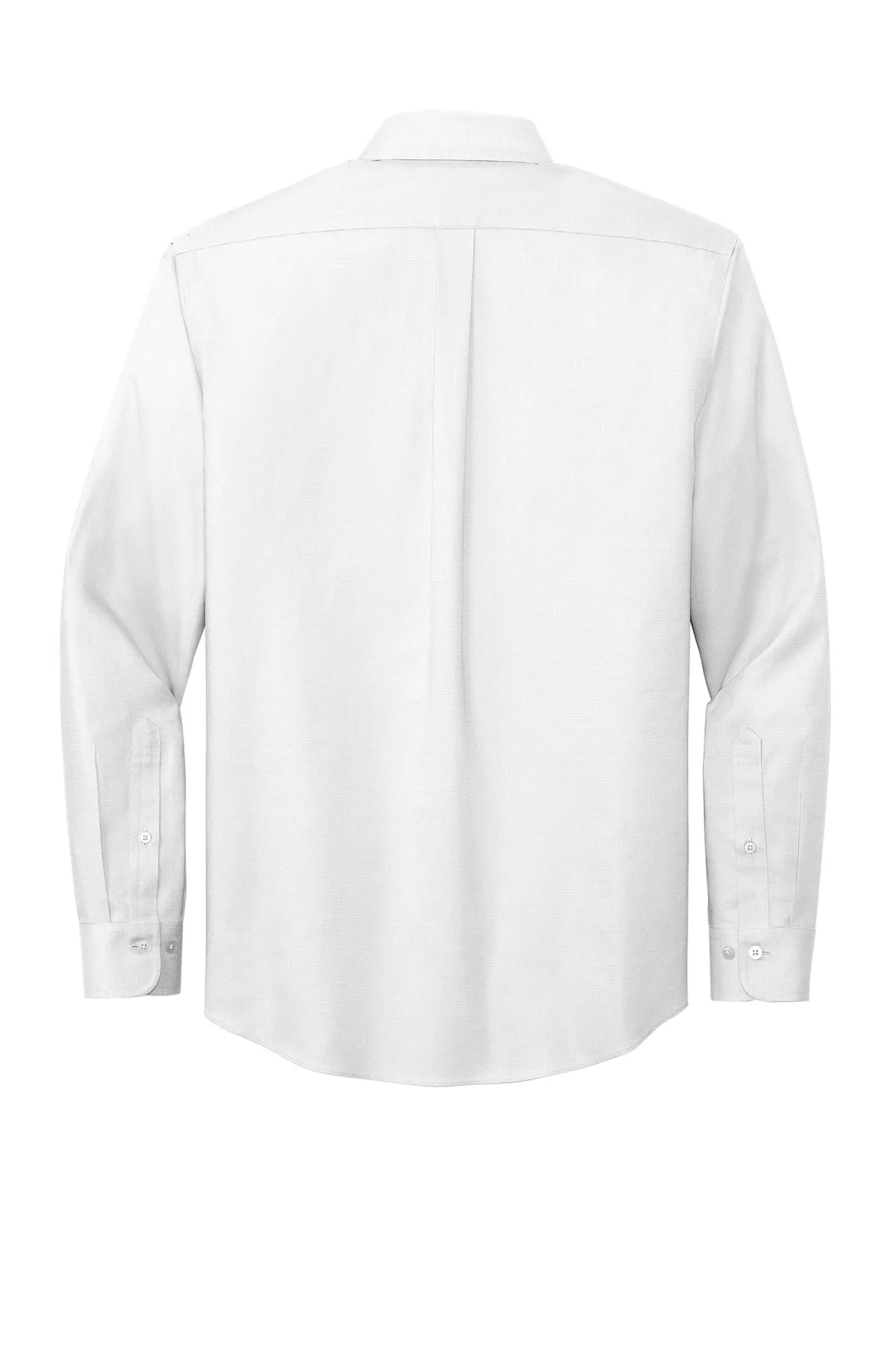 Brooks Brothers Tall Wrinkle-Free Stretch Nailhead Shirt TBB18002 White Tall