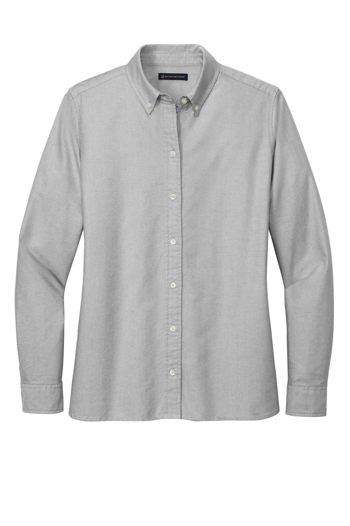 Brooks Brothers Women's Casual Oxford Cloth Shirt BB18005 Windsor Grey