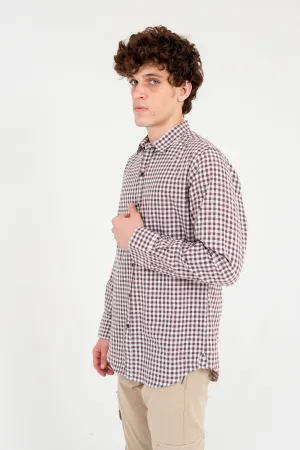 Brown Gingham Shirt
