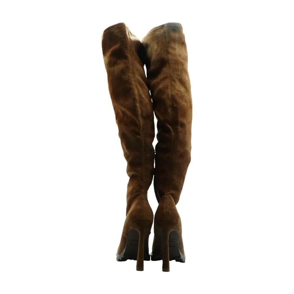 Brown Over The Knee Boots