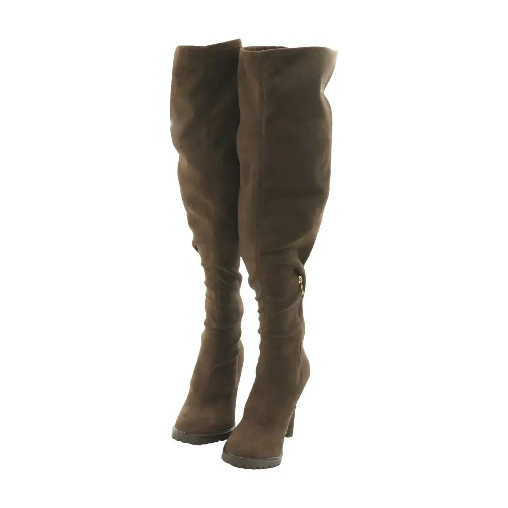 Brown Over The Knee Boots