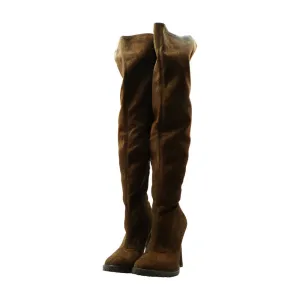 Brown Over The Knee Boots