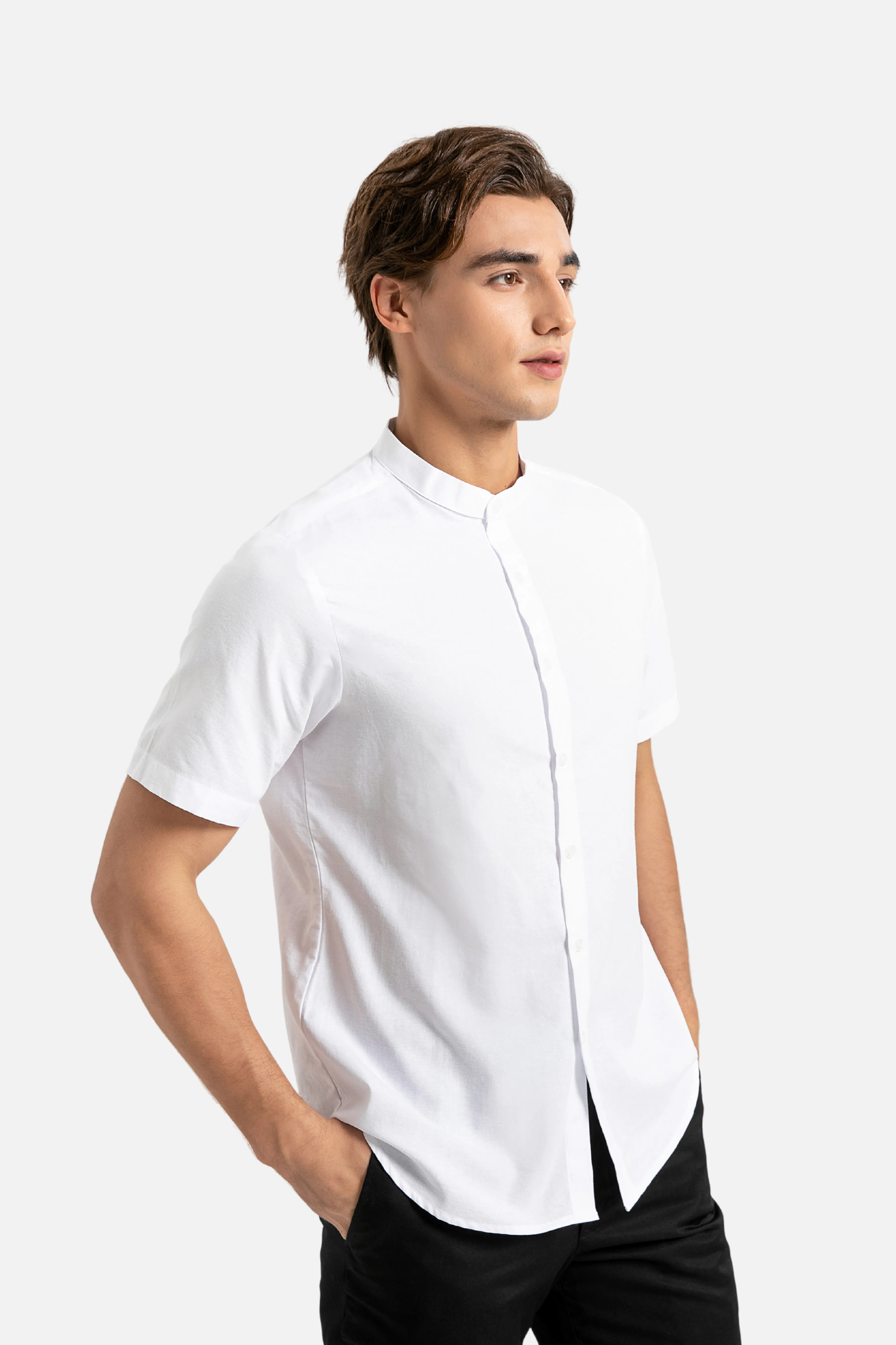Brydan White Shirt, Short Sleeve