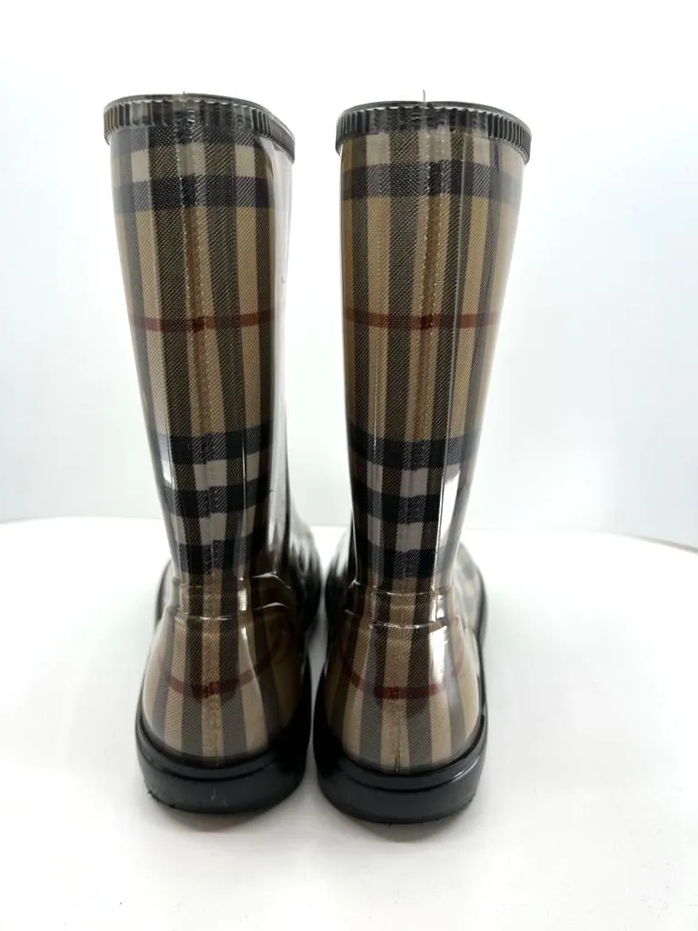 BURBERRY NOVA CHECK RAIN BOOTS
