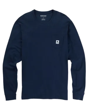 Burton Colfax Long Sleeve T-Shirt - Dress Blue