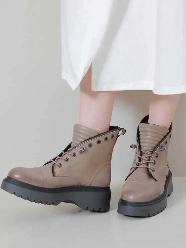 Bussola Faye Platform Biker Boot