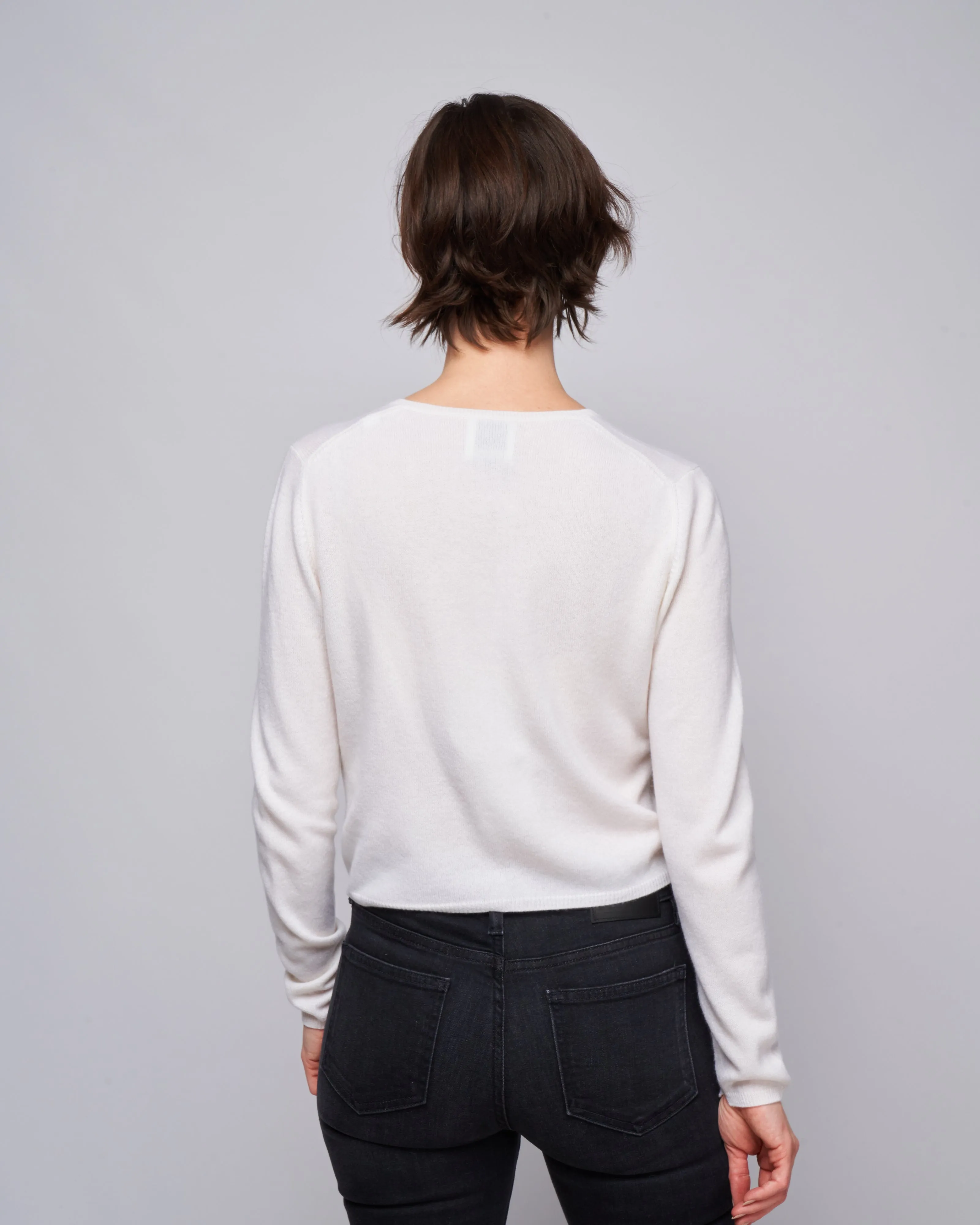 button cardigan - off white
