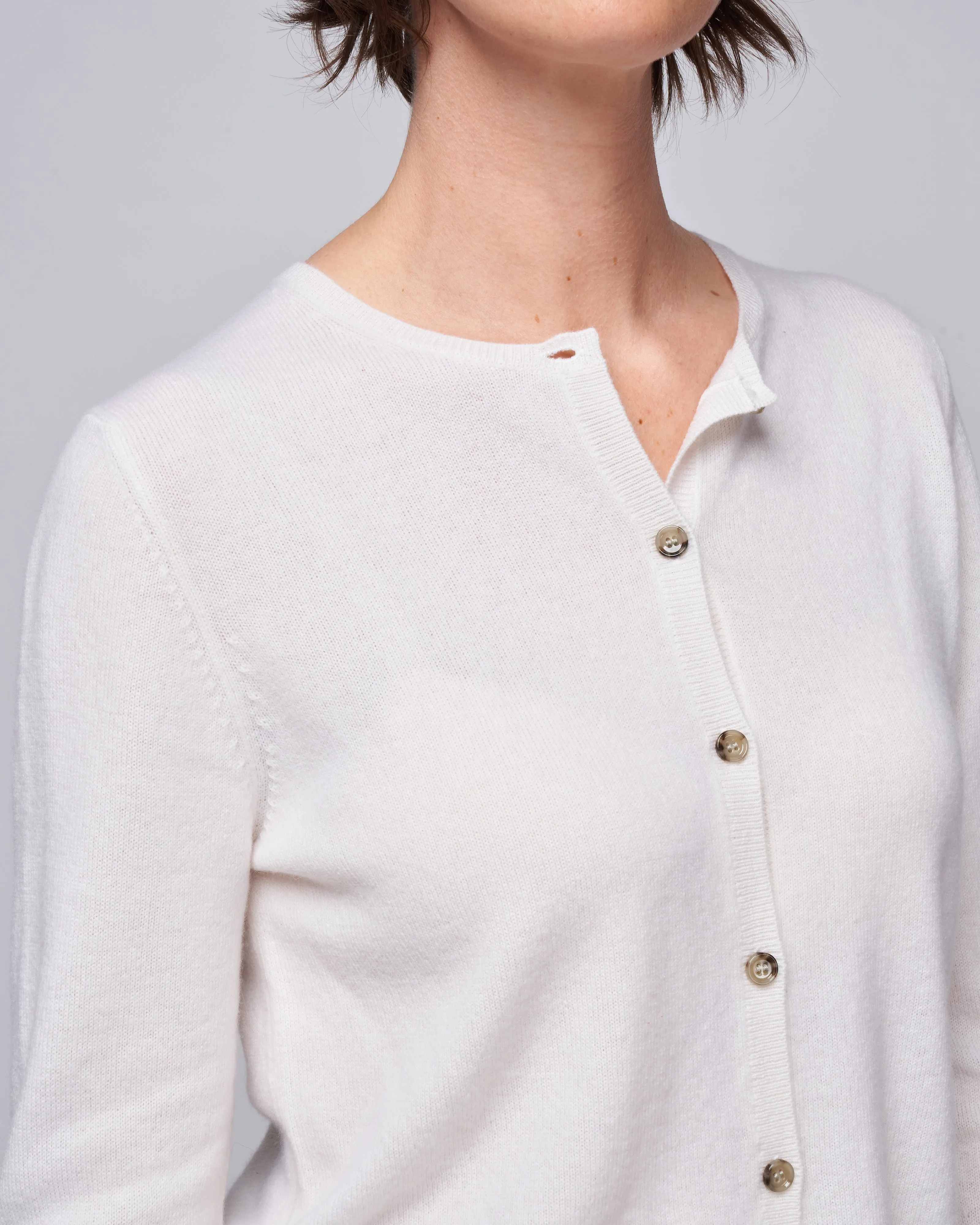 button cardigan - off white