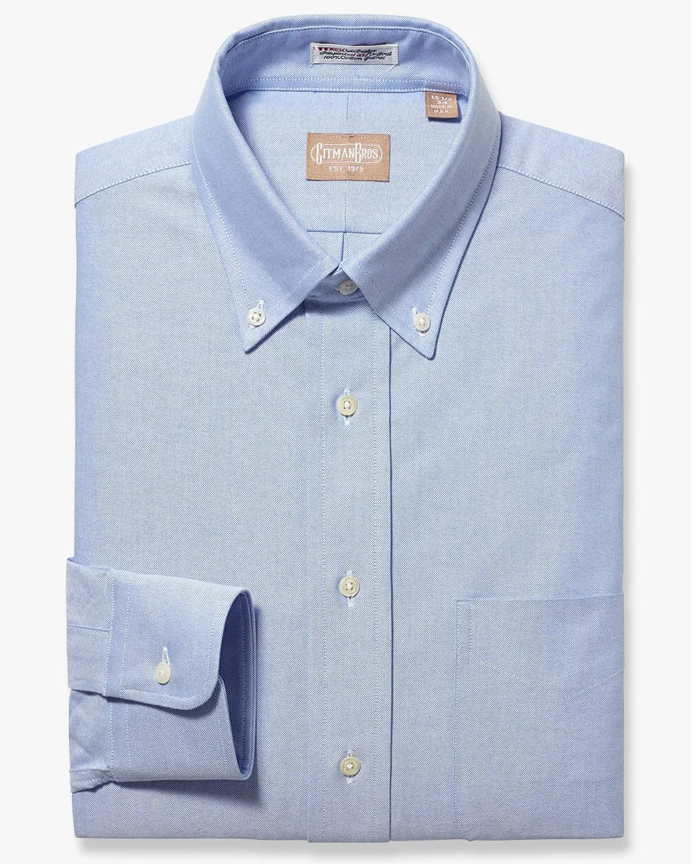Button Down Oxford Blue - Big/Tall