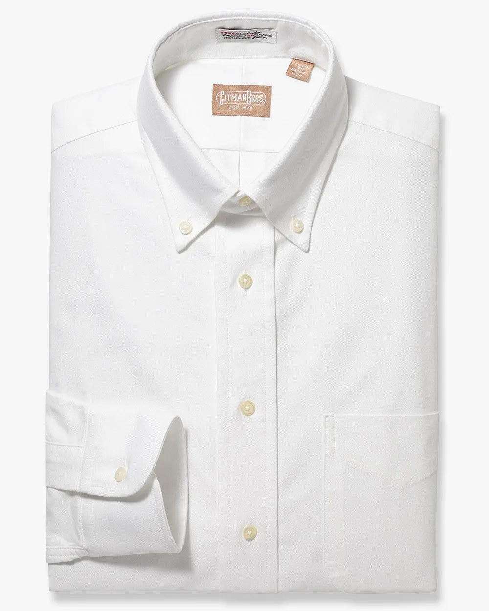 Button Down Oxford White - Big/Tall