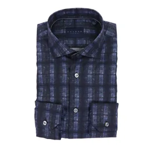 Calder Luxury Melange Flannel Overprint Sport Shirt