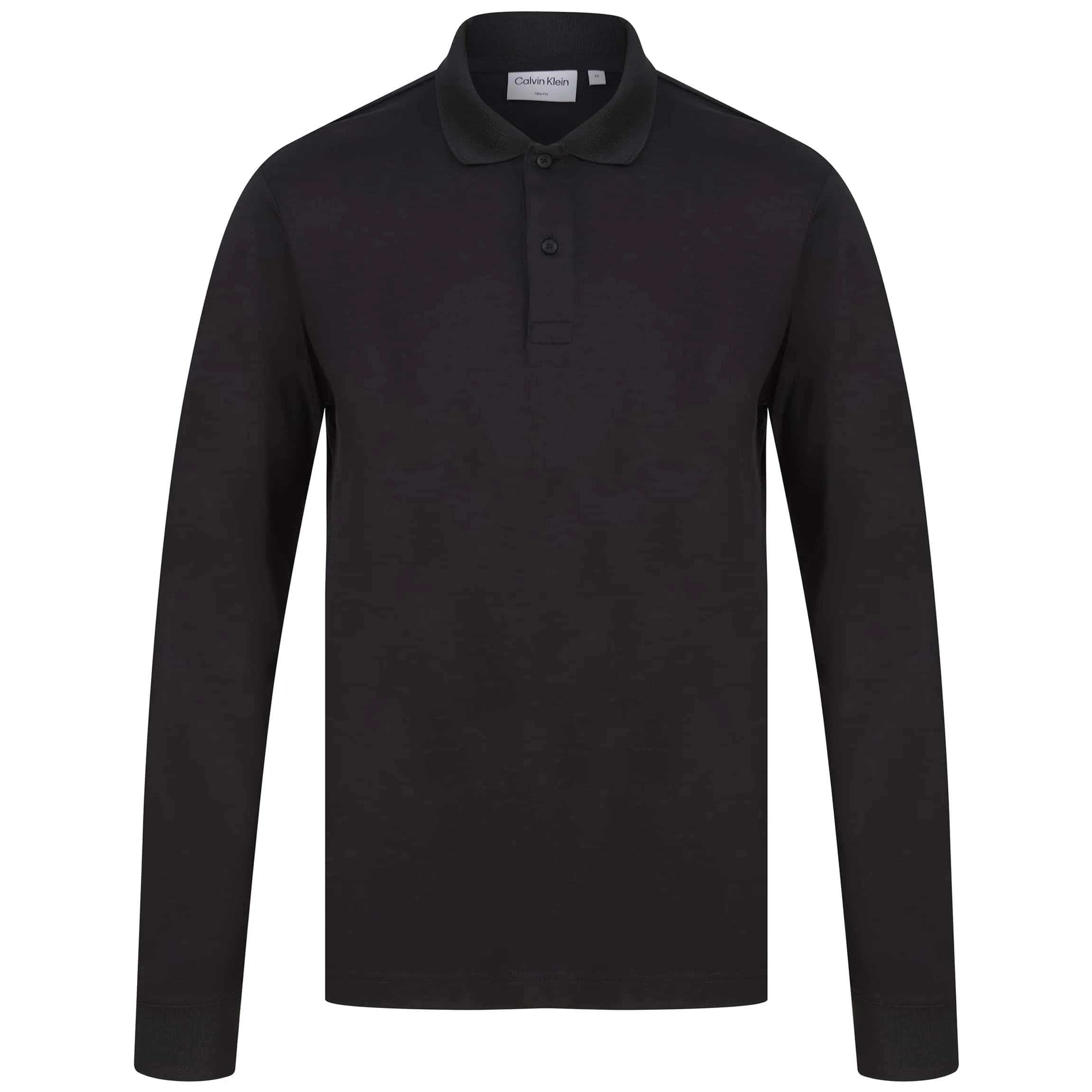 CALVIN KLEIN SLIM FIT LONG POLO SHIRT