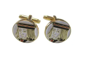 Card Face Cufflinks