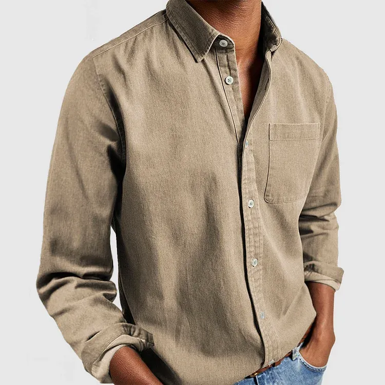 Casual Men's Oxford Shirt for Any Occasion