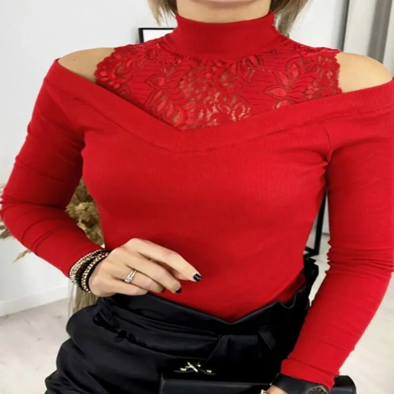 Casual O Neck Solid Blouse Shirt