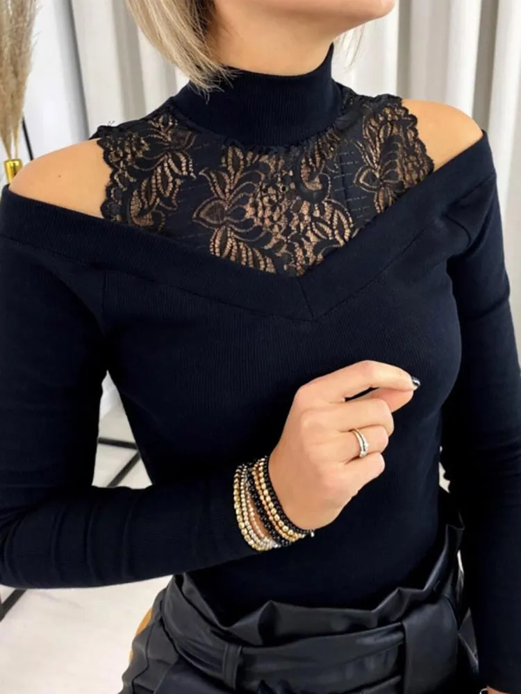 Casual O Neck Solid Blouse Shirt