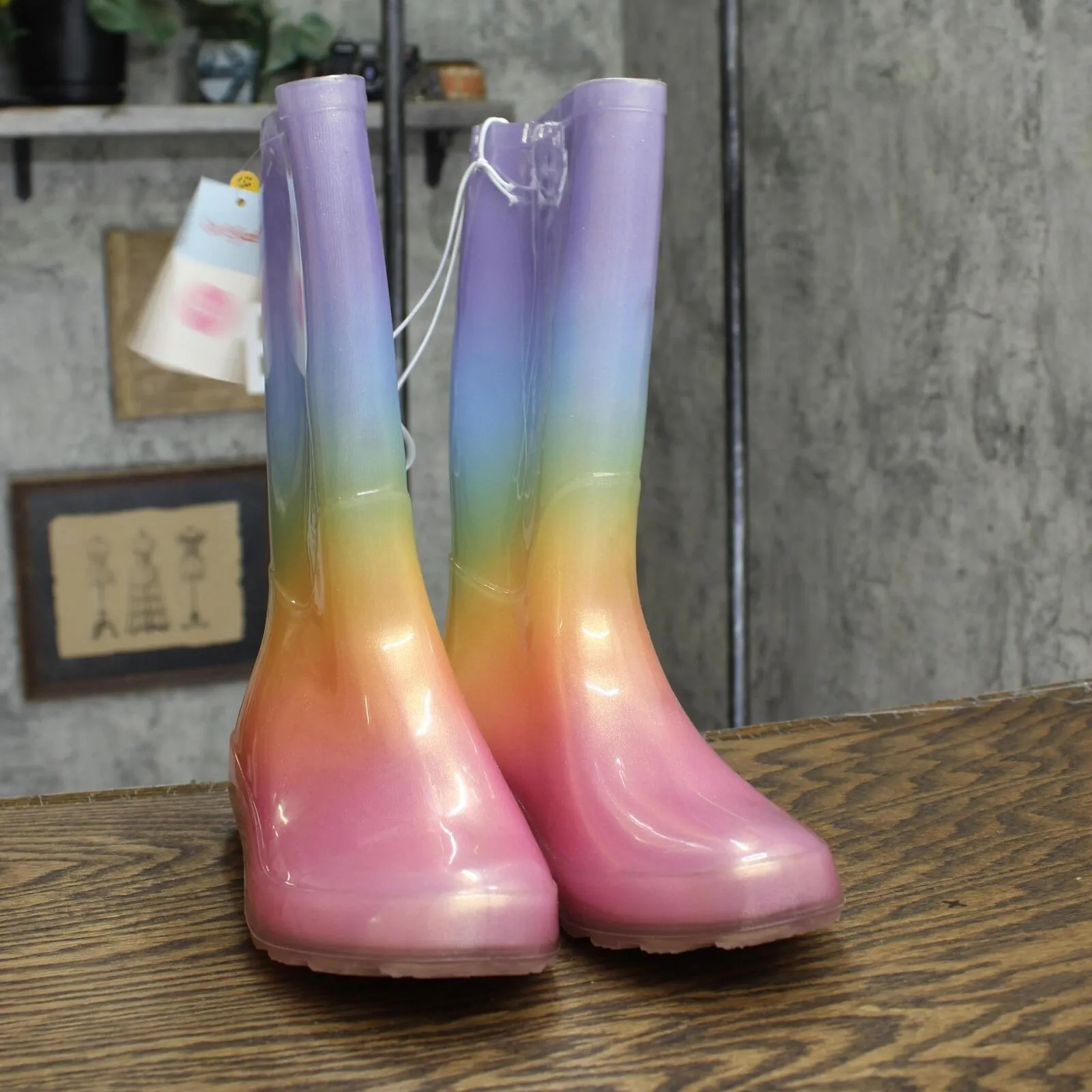 Cat & Jack Girls Youth Cece Rain Boots 77464125 Multicolor 4