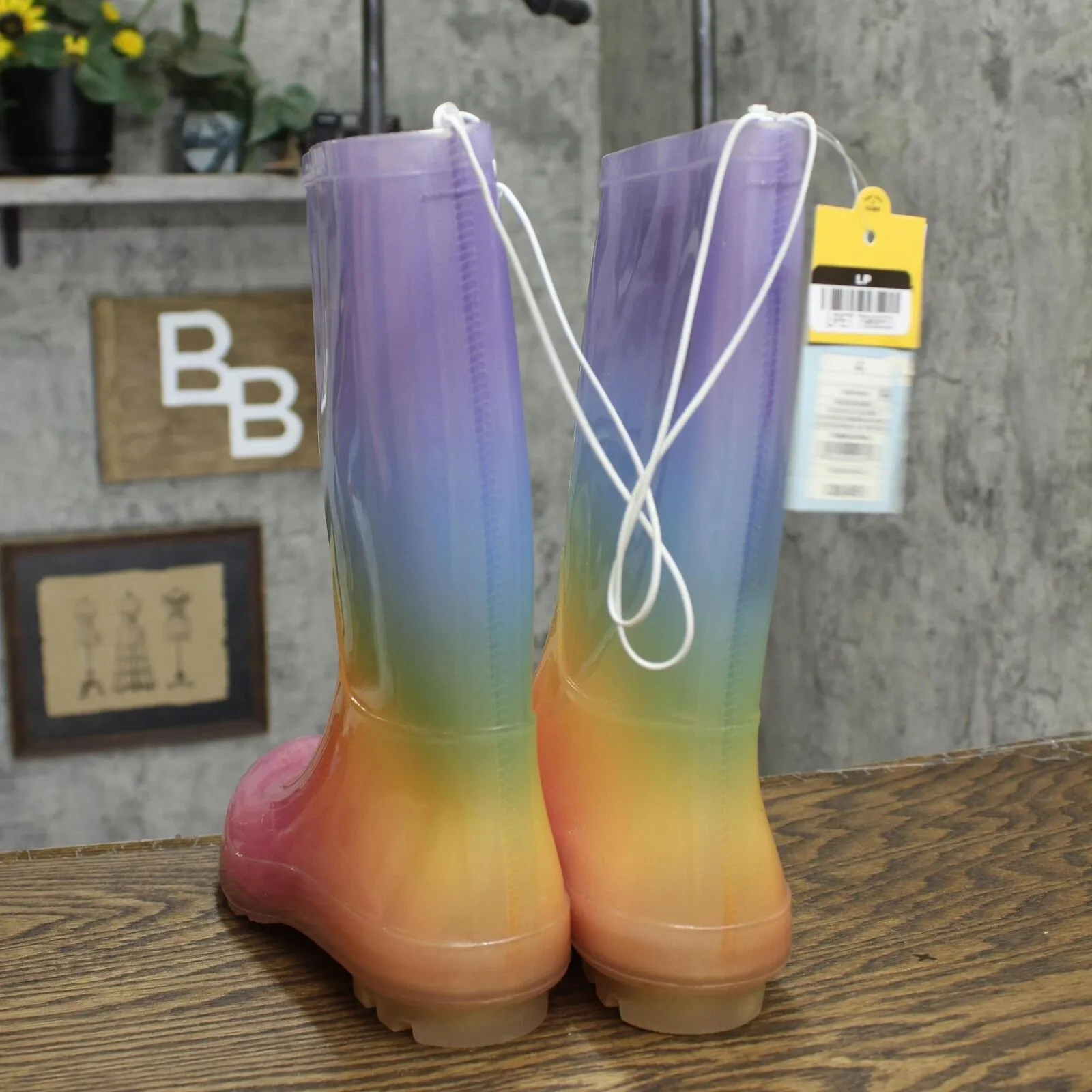 Cat & Jack Girls Youth Cece Rain Boots 77464125 Multicolor 4
