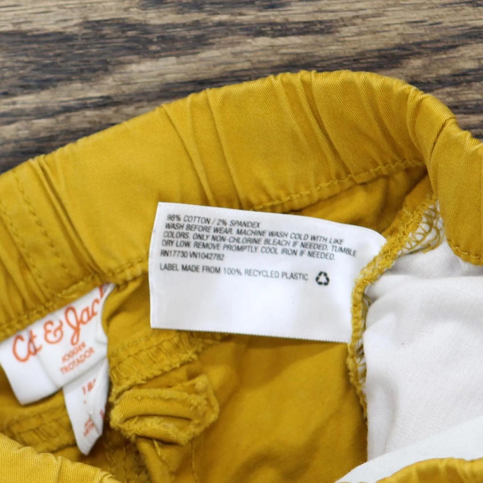 Cat & Jack Infant Baby Jogger Pants with Drawstring 1663852c99a3d3 Yellow 18M