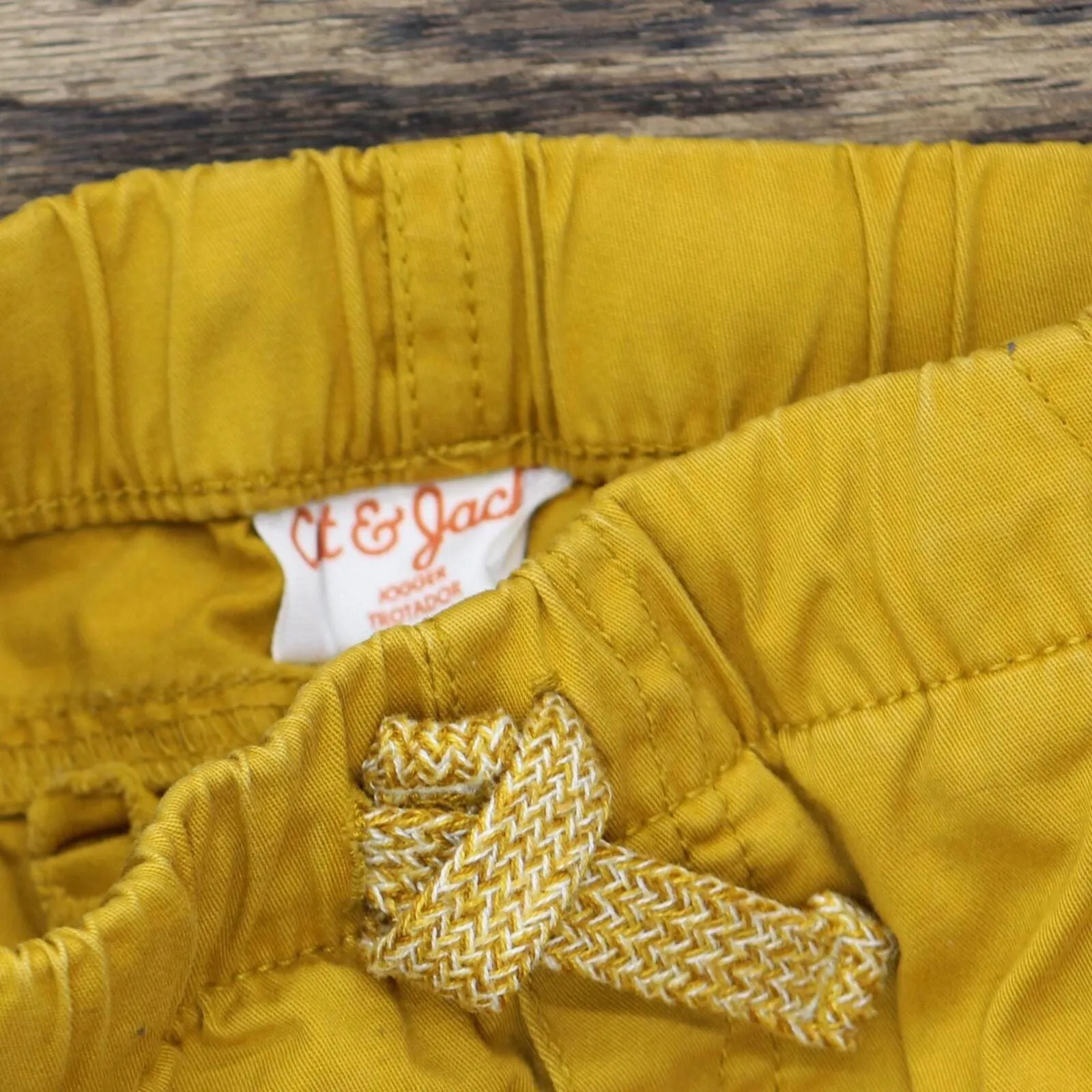 Cat & Jack Infant Baby Jogger Pants with Drawstring 1663852c99a3d3 Yellow 18M
