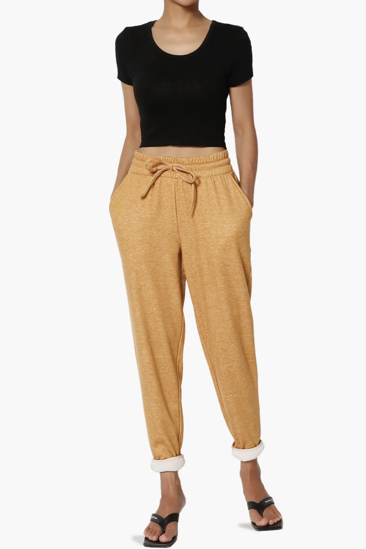 Catcher Melange Fleece Jogger Pants PLUS