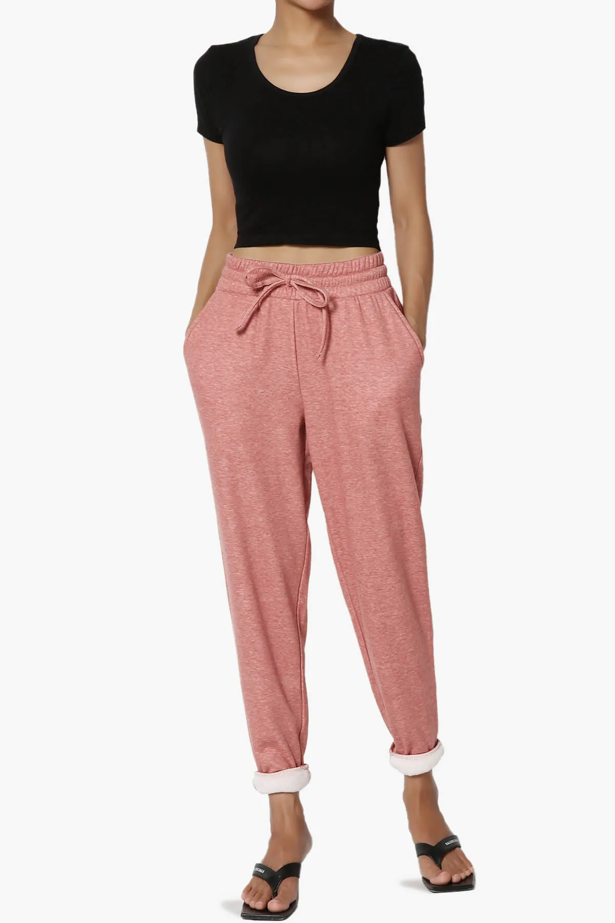 Catcher Melange Fleece Jogger Pants PLUS