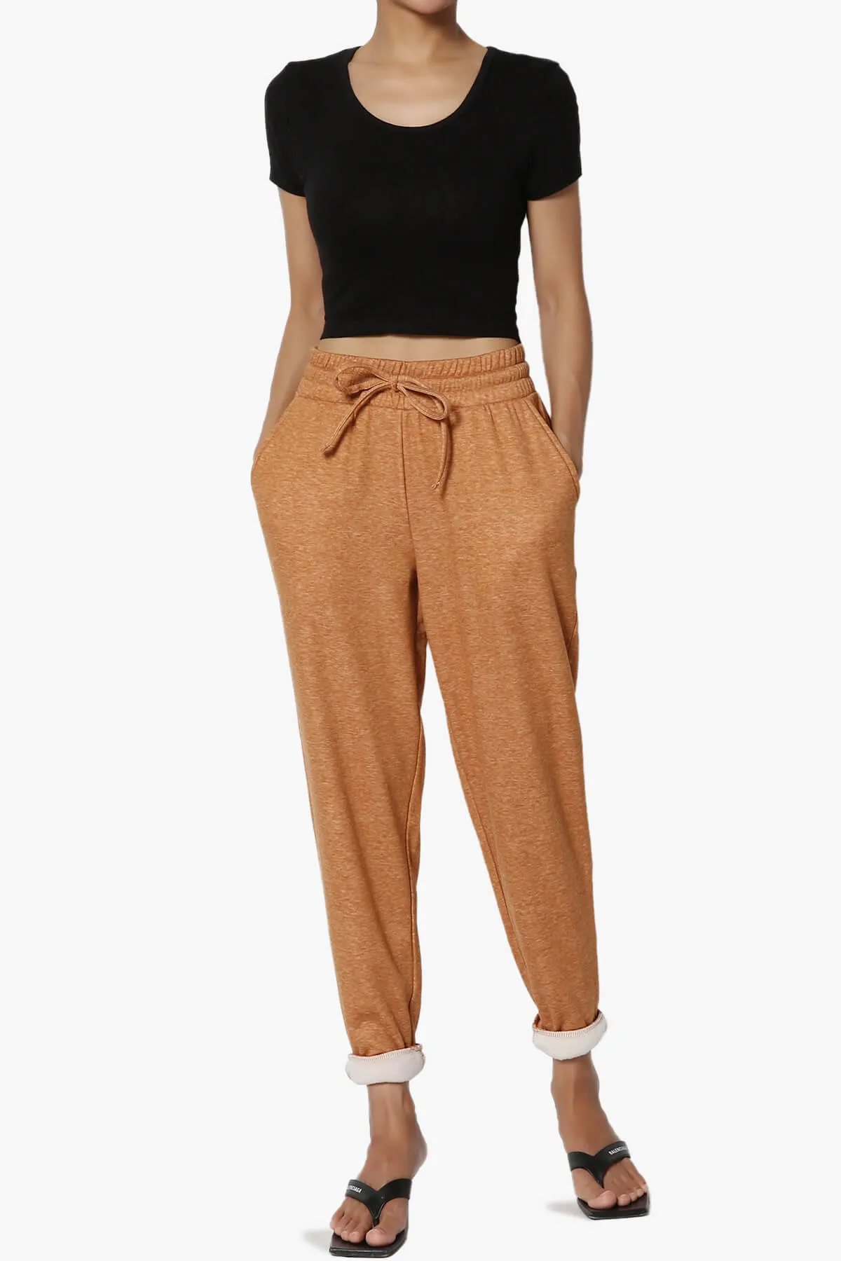 Catcher Melange Fleece Jogger Pants PLUS