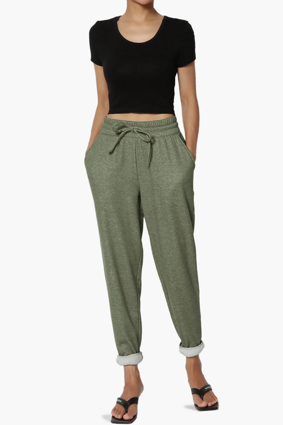 Catcher Melange Fleece Jogger Pants PLUS