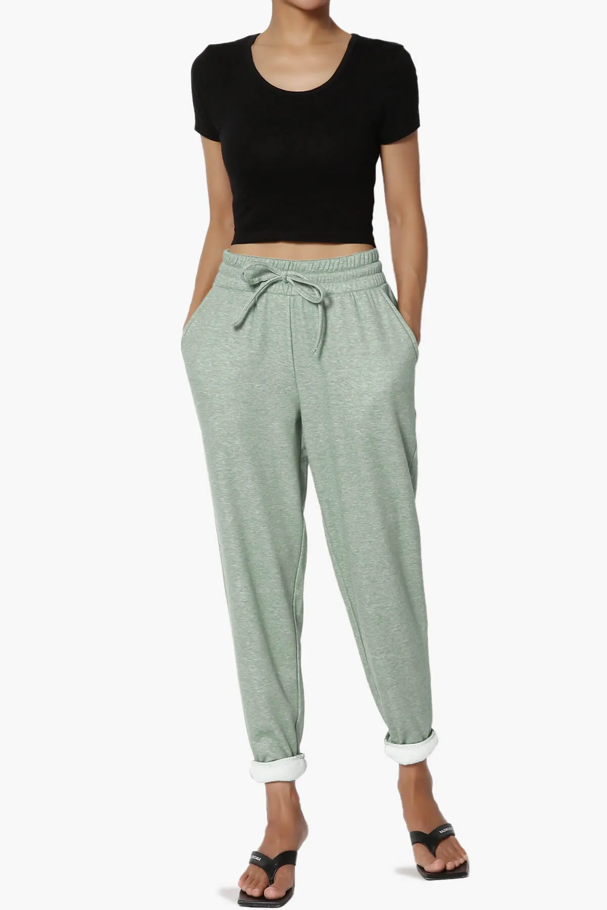 Catcher Melange Fleece Jogger Pants PLUS