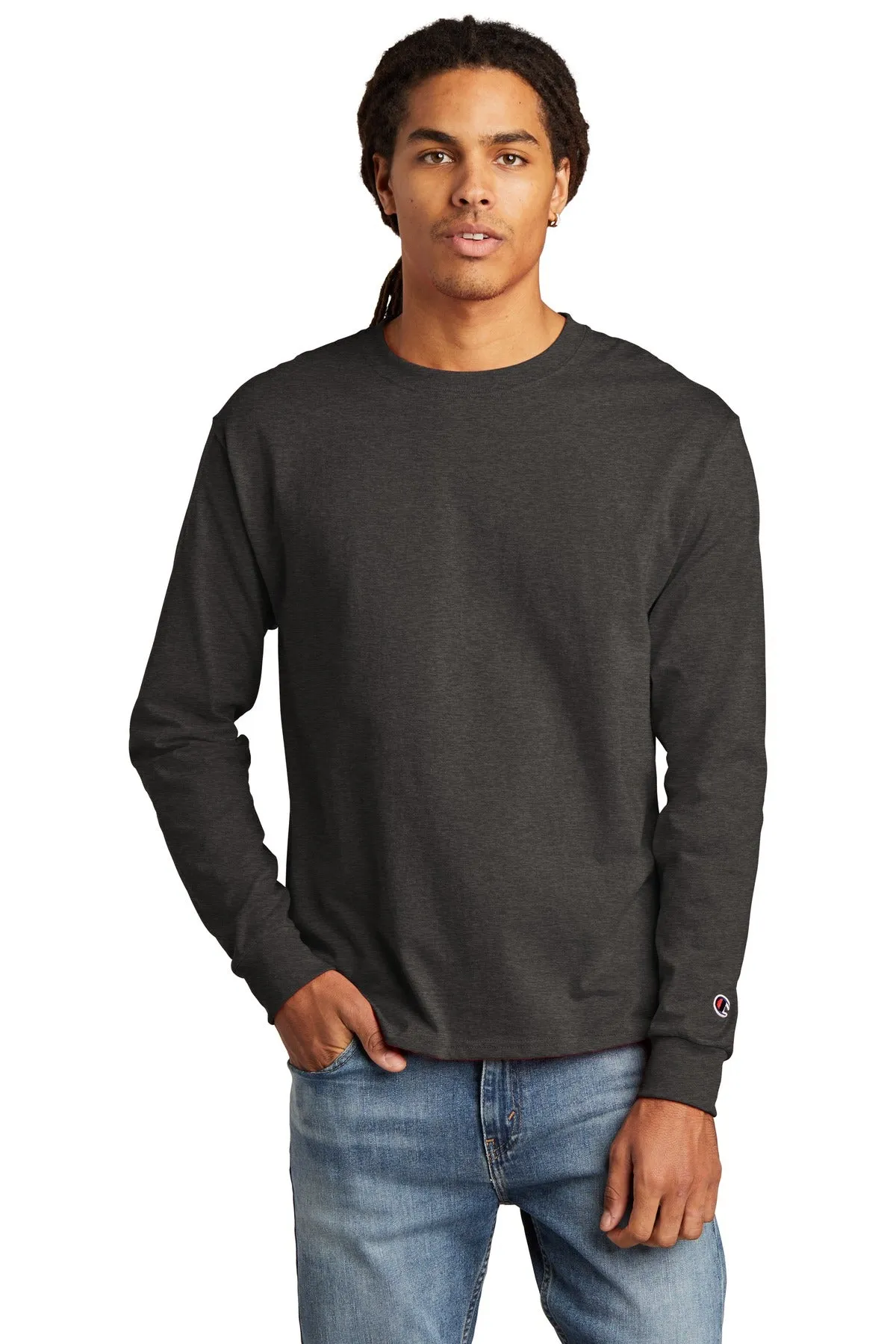Champion® Heritage 5.2-Oz. Jersey Long Sleeve Tee