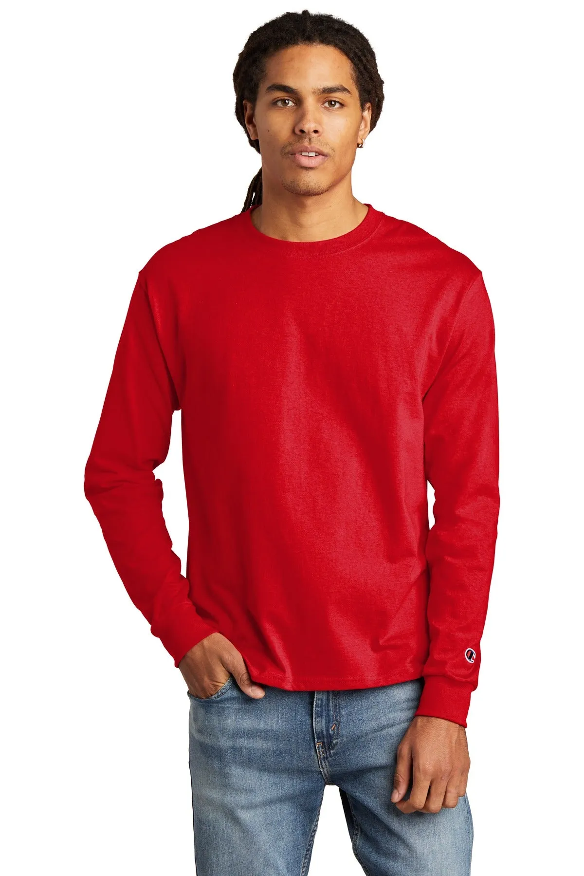 Champion® Heritage 5.2-Oz. Jersey Long Sleeve Tee