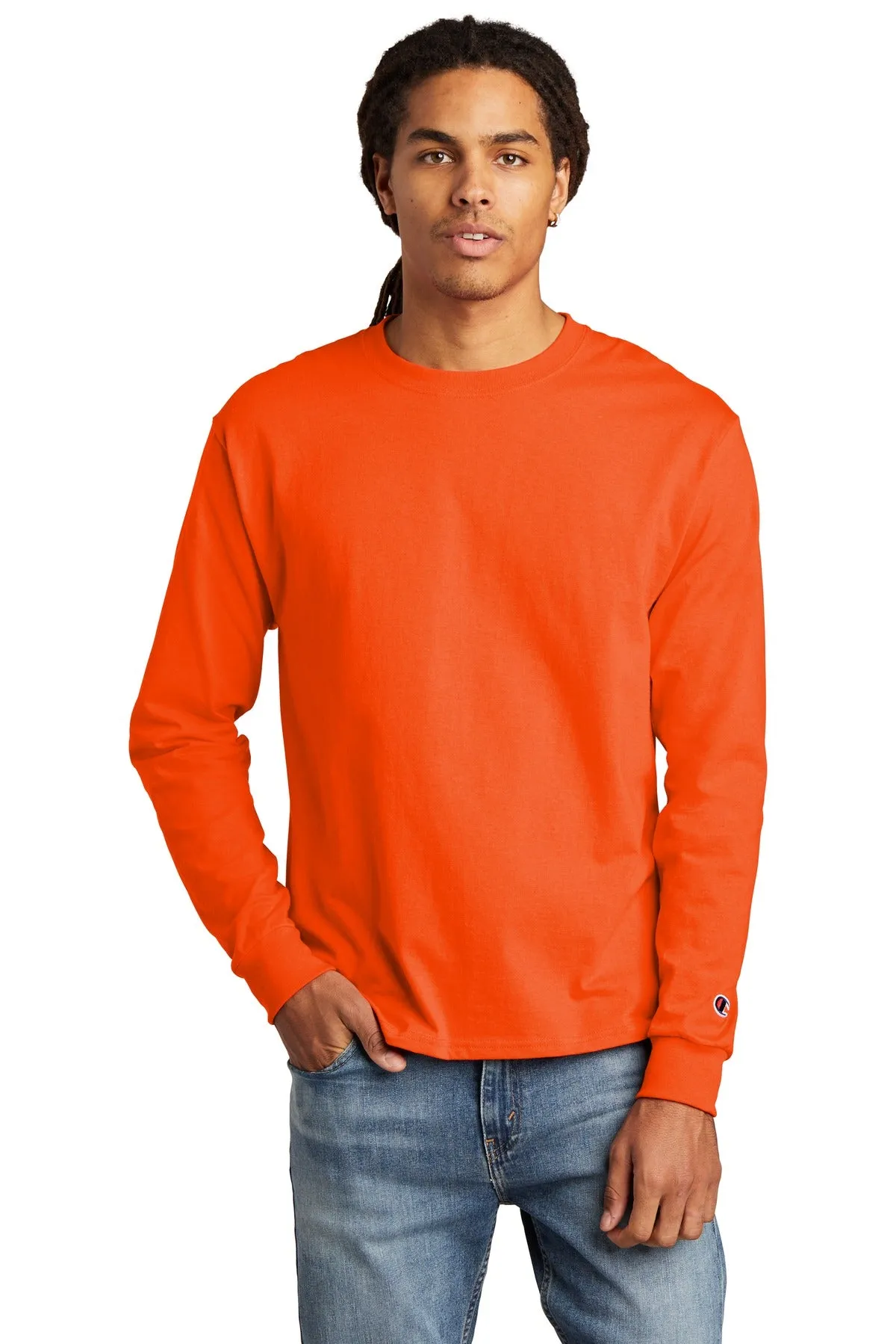 Champion® Heritage 5.2-Oz. Jersey Long Sleeve Tee