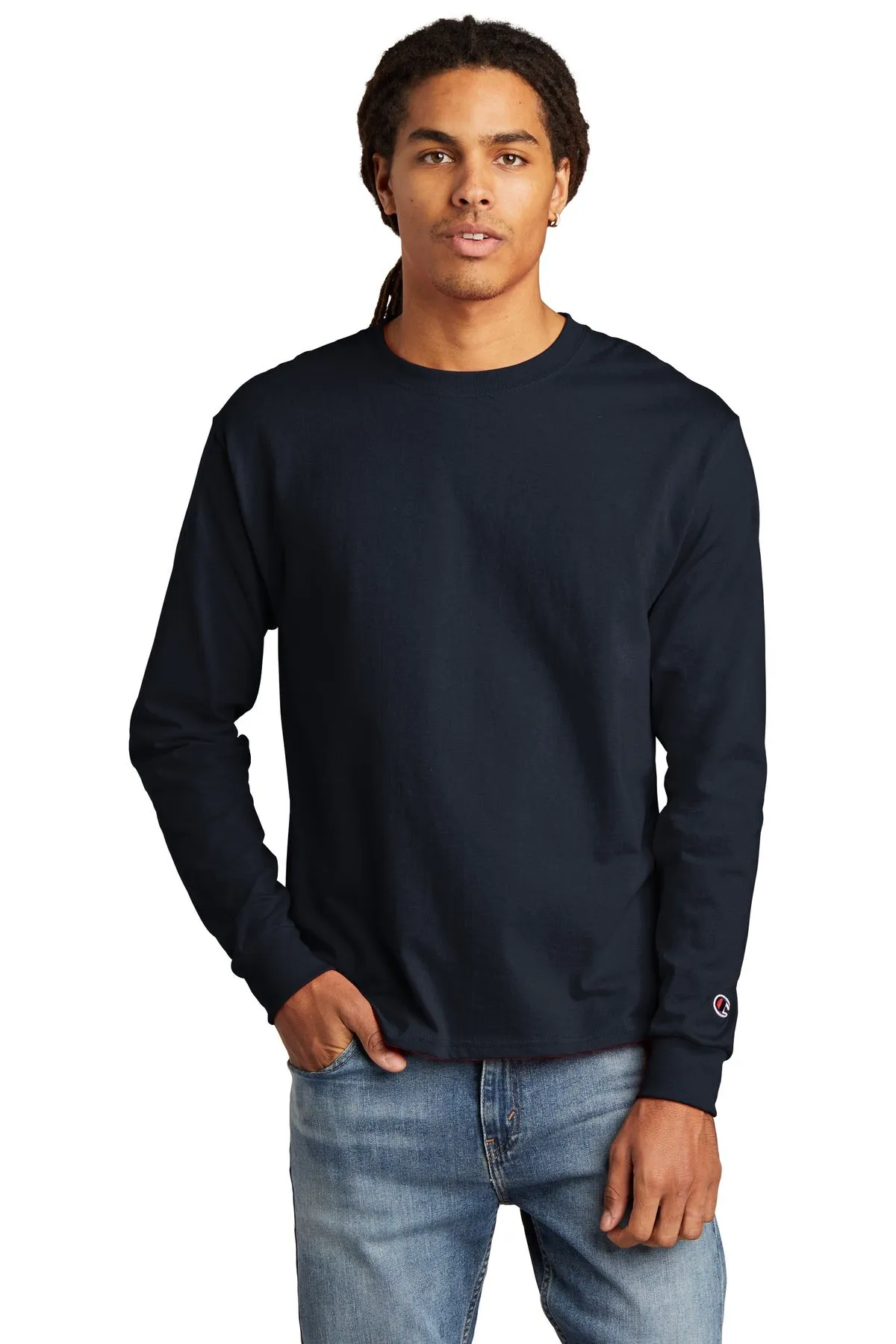 Champion® Heritage 5.2-Oz. Jersey Long Sleeve Tee