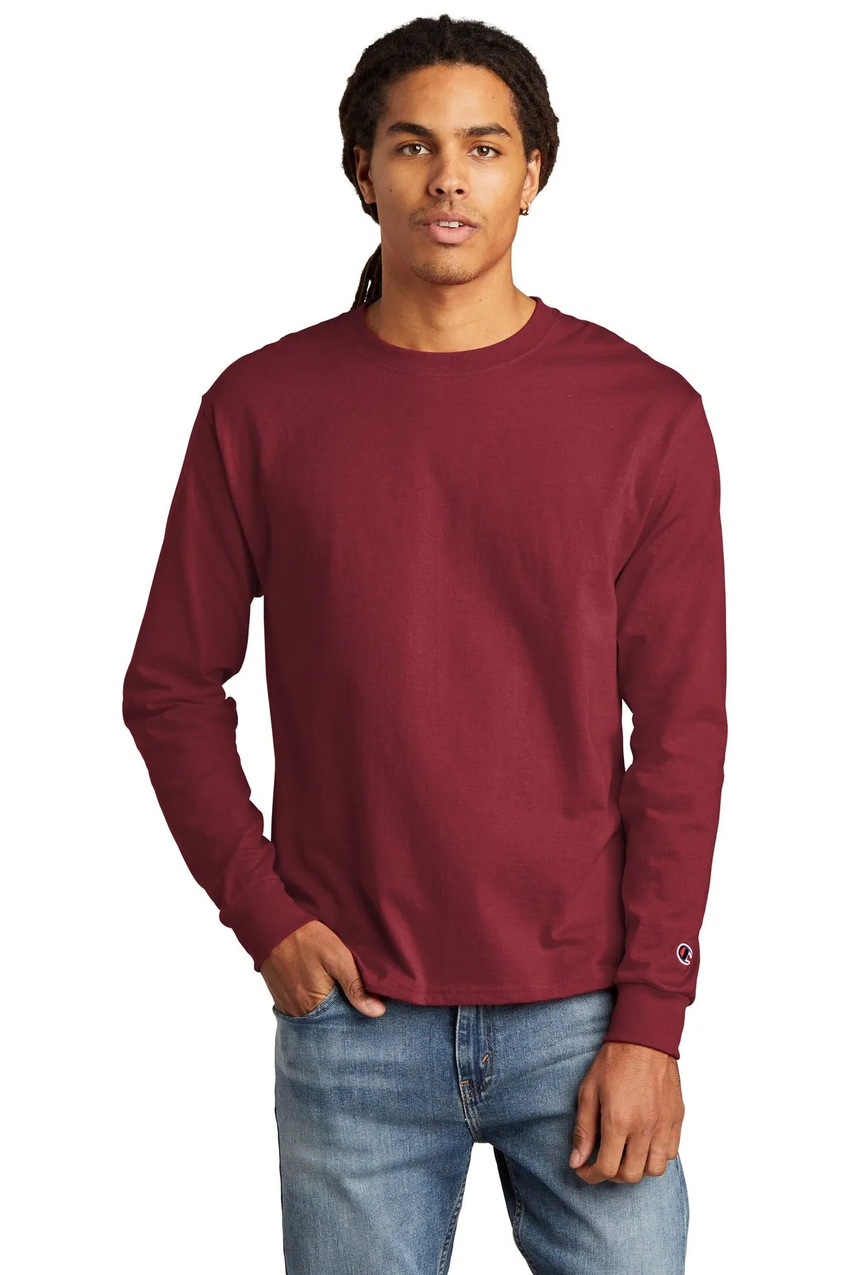 Champion® Heritage 5.2-Oz. Jersey Long Sleeve Tee