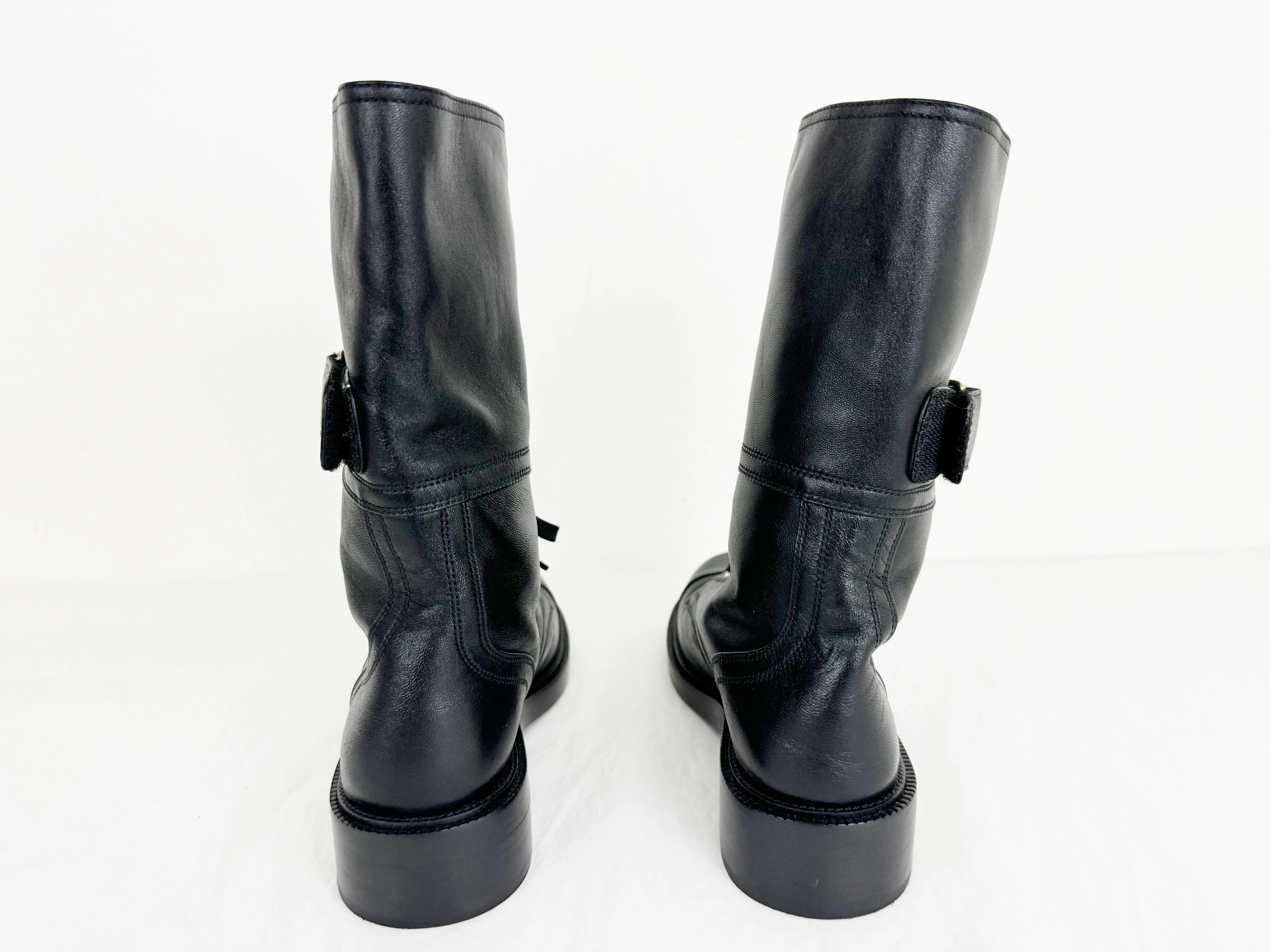 Chanel 2021 Combat Boots Size 8