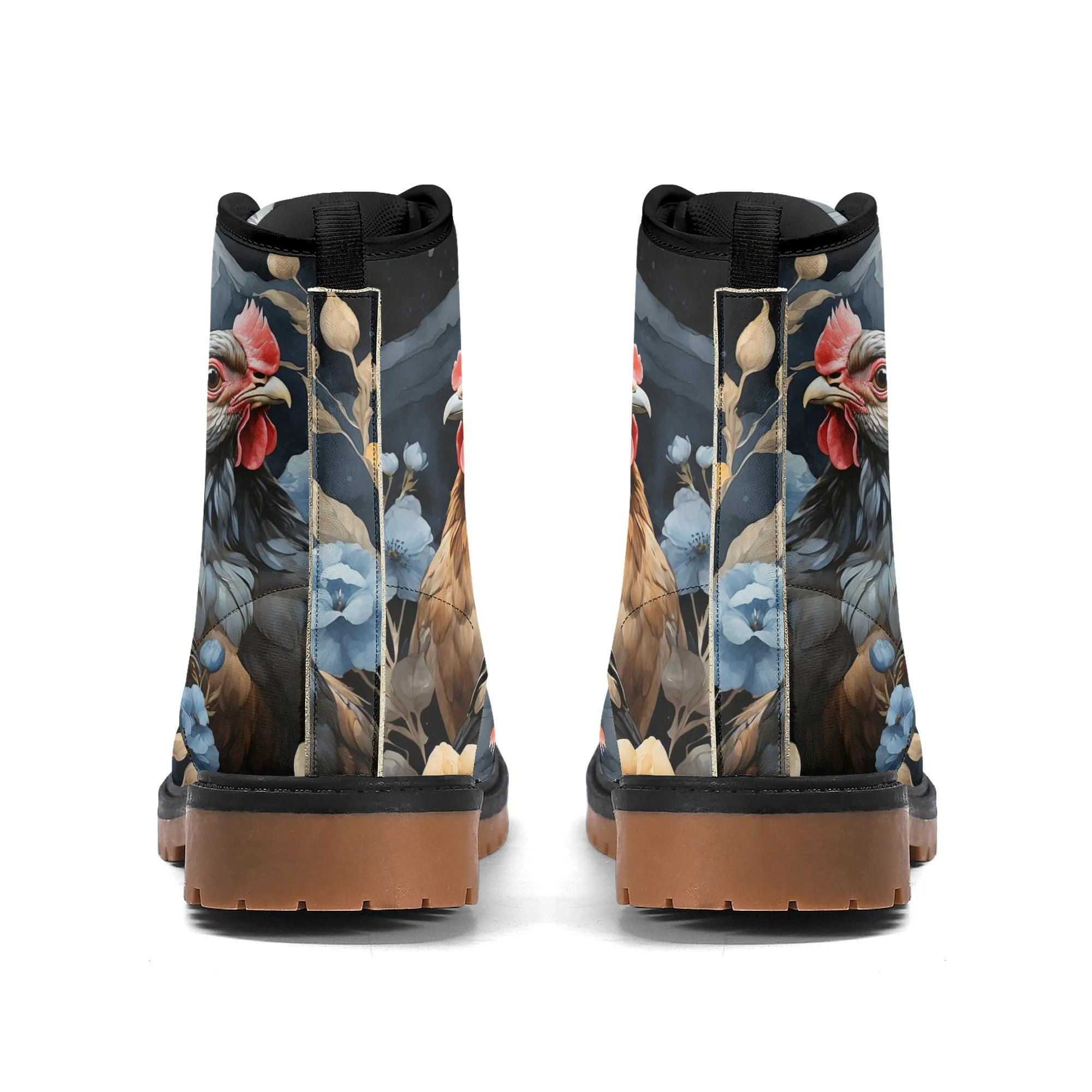 Chicken Lover Boots, Womens Combat Boots