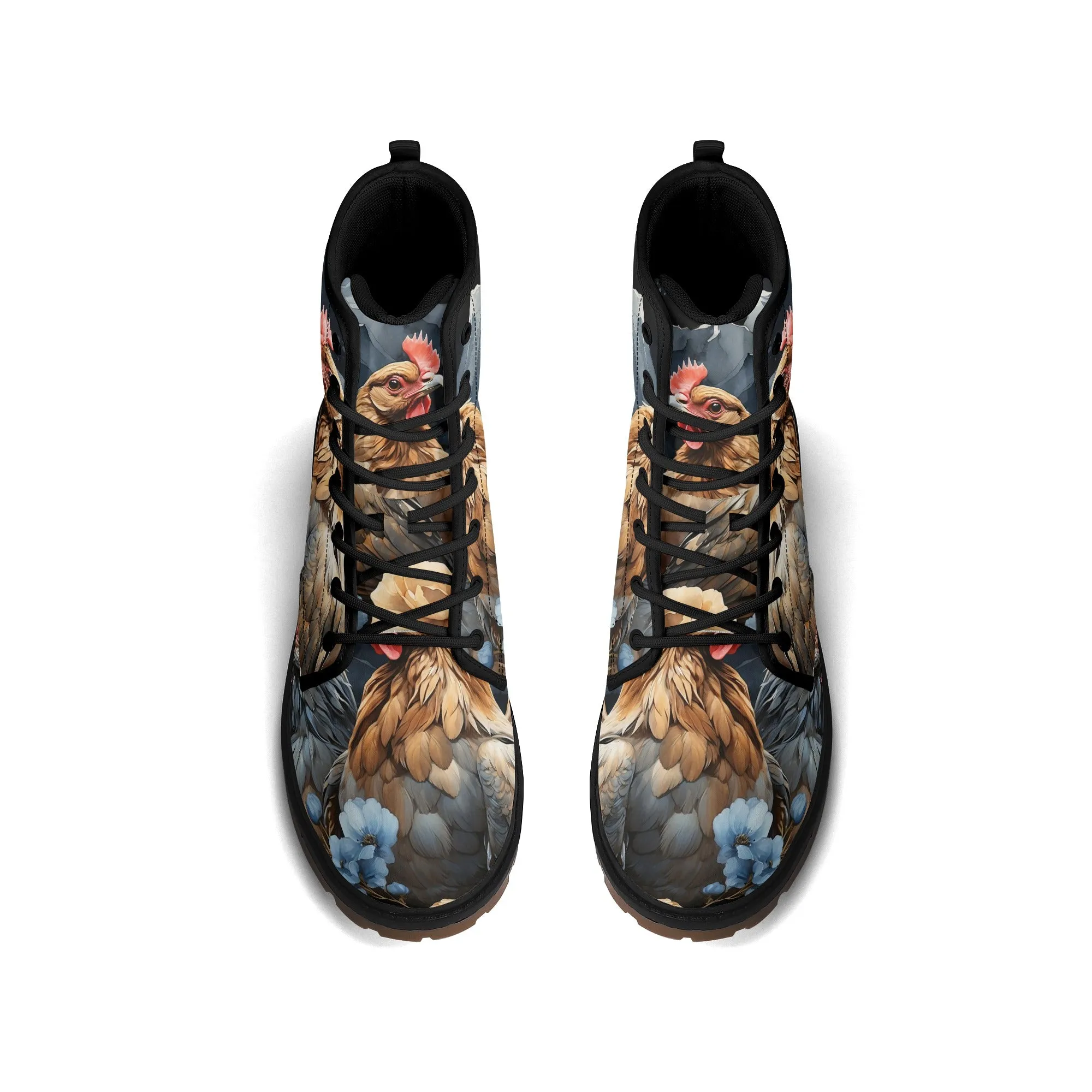 Chicken Lover Boots, Womens Combat Boots