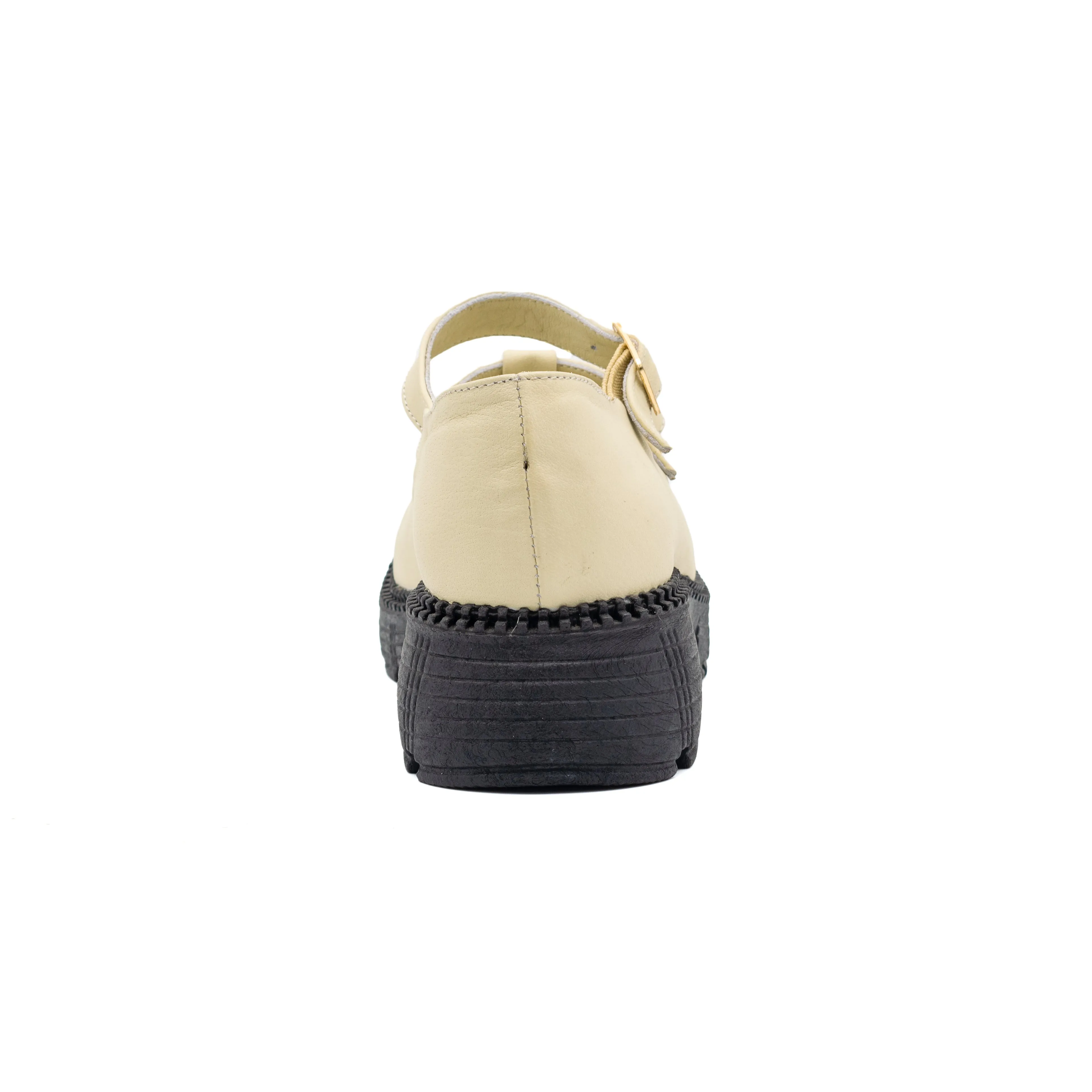 Chunky Classic Shoe - Beige