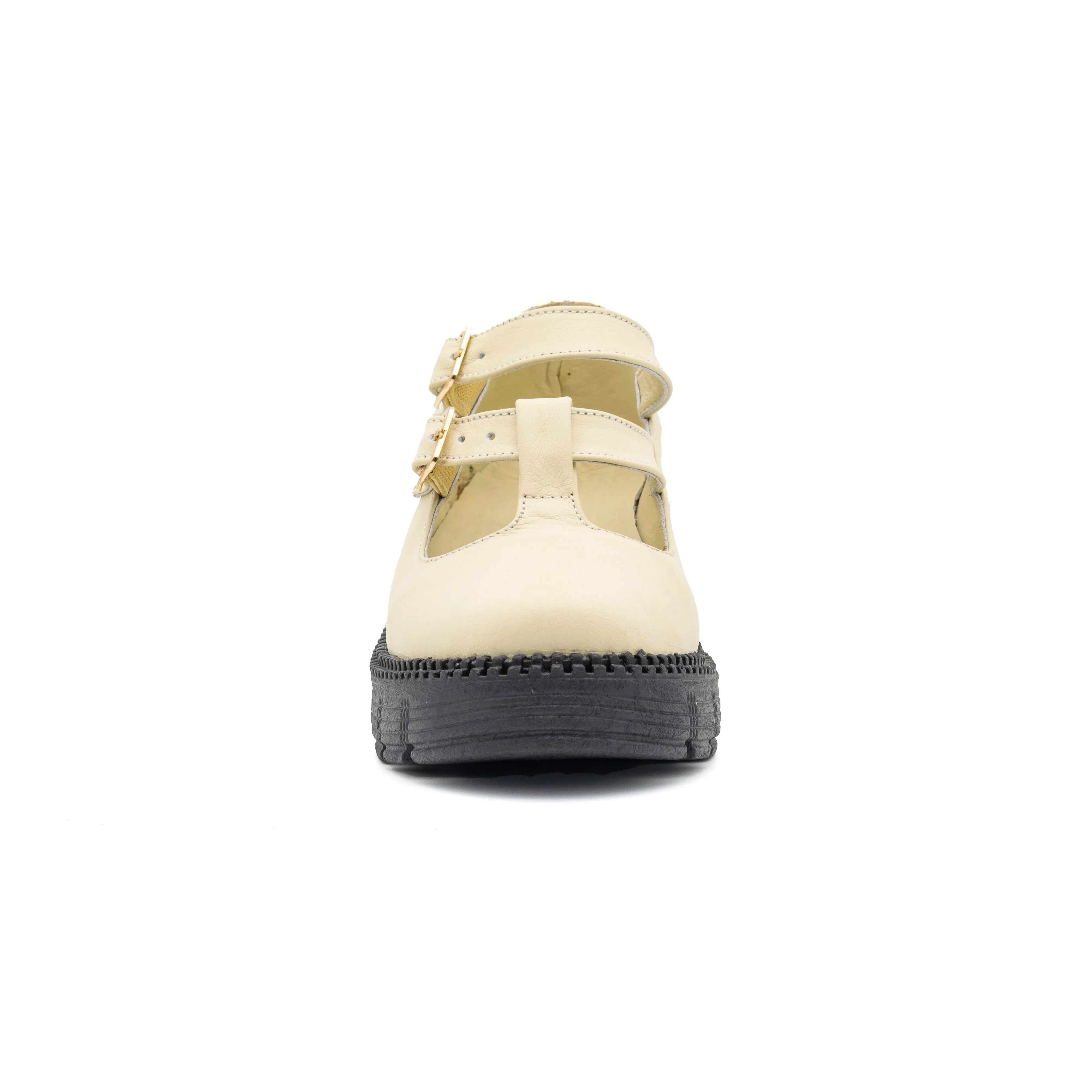Chunky Classic Shoe - Beige