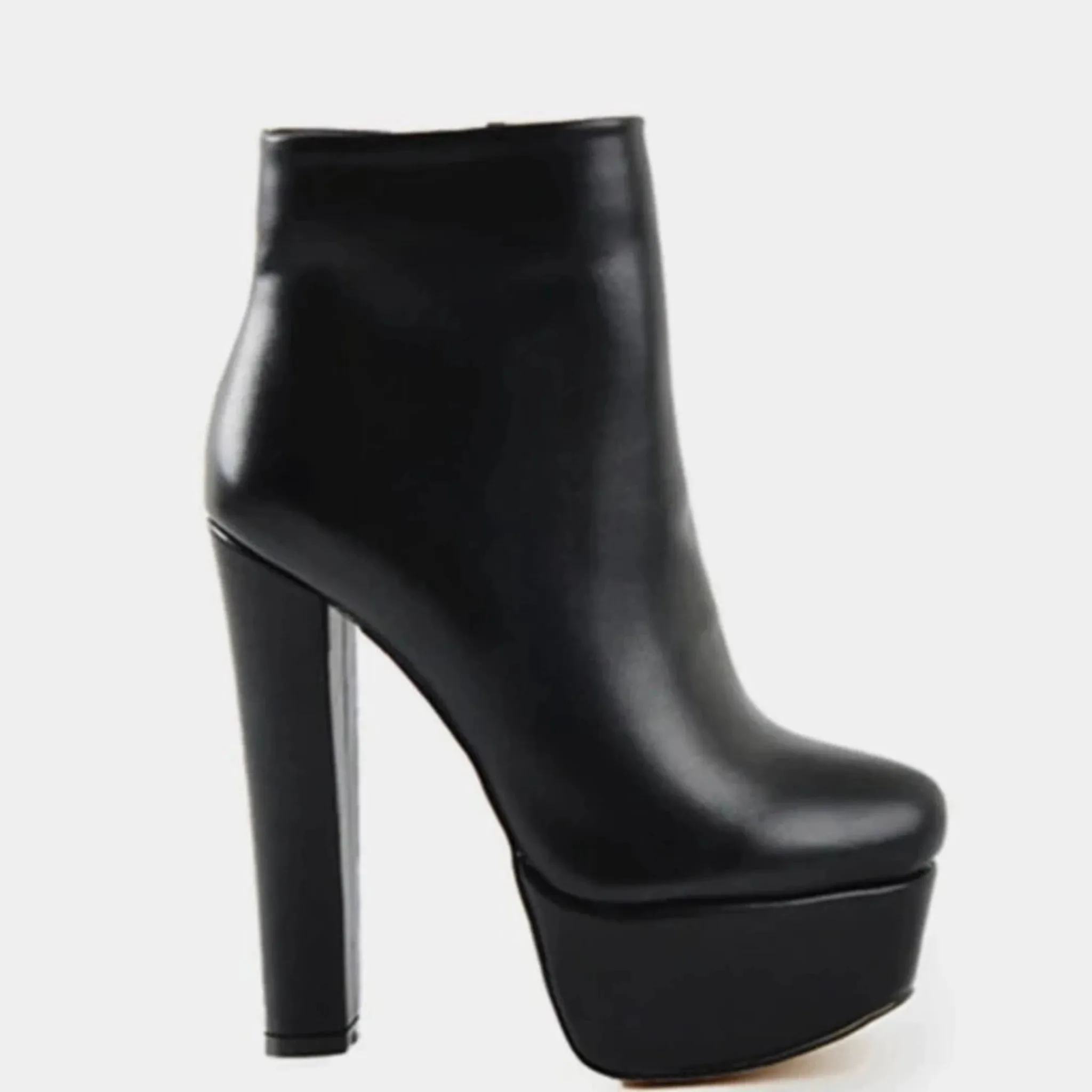 Chunky Platform Ankle Booties