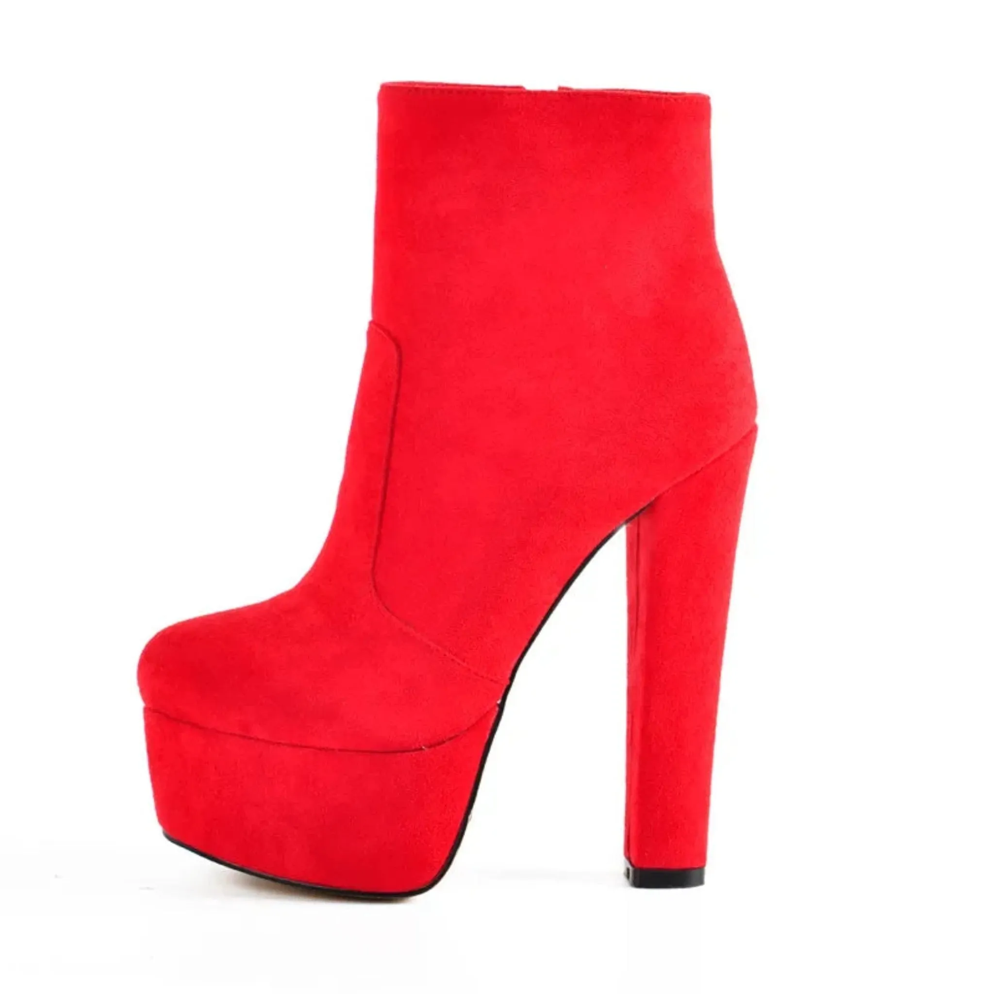 Chunky Platform Ankle Booties
