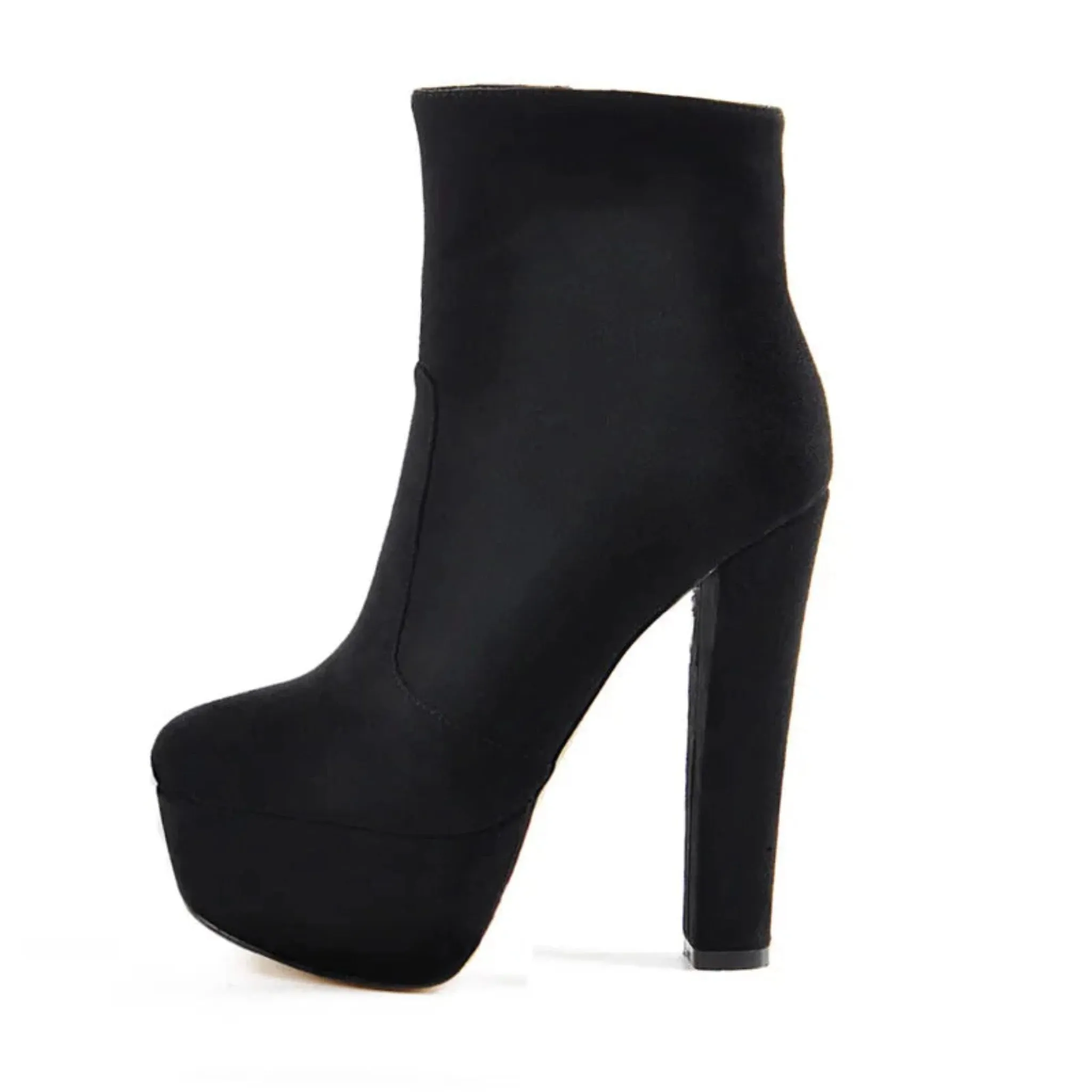 Chunky Platform Ankle Booties