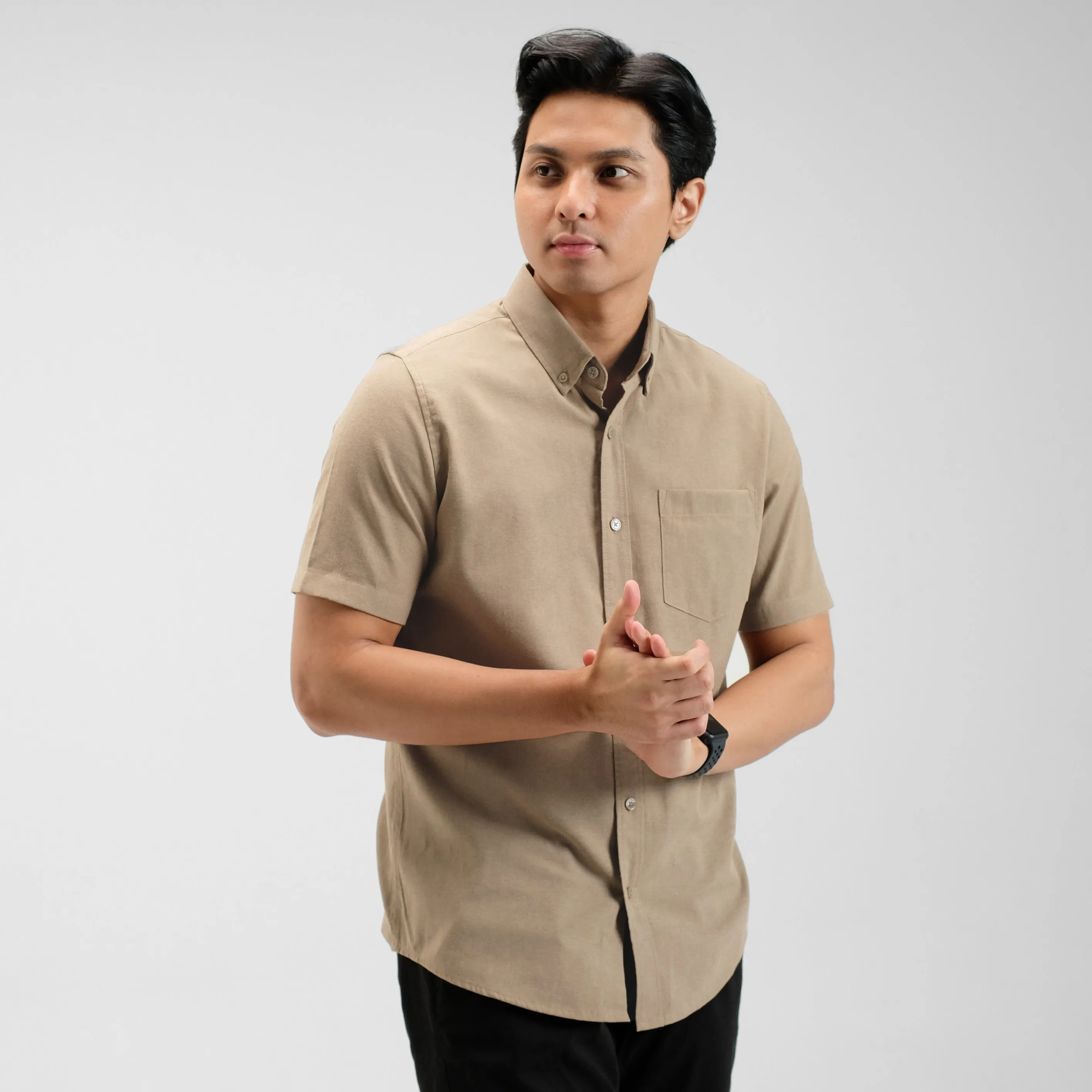 Clark Basic Oxford Shirt Short Sleeve