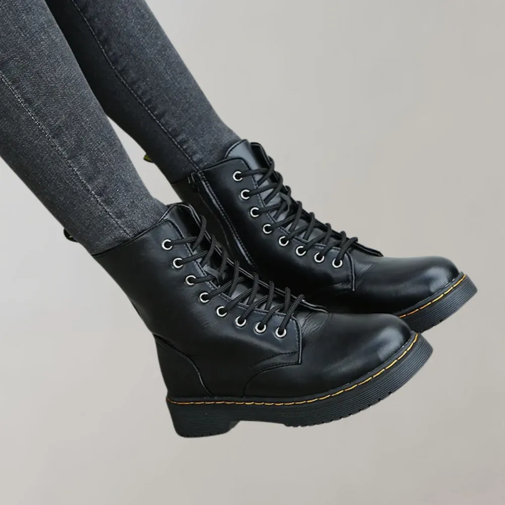 Classic Combat Boots | Chunky Sole | Stylish & Durable