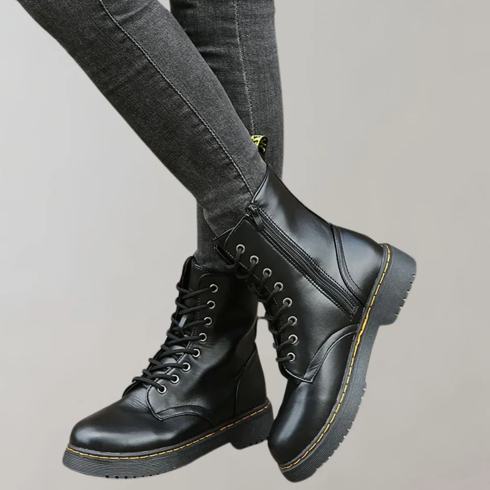 Classic Combat Boots | Chunky Sole | Stylish & Durable