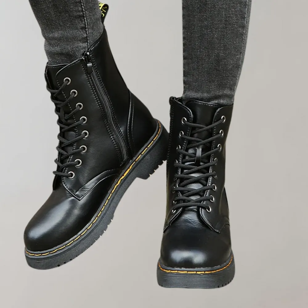 Classic Combat Boots | Chunky Sole | Stylish & Durable